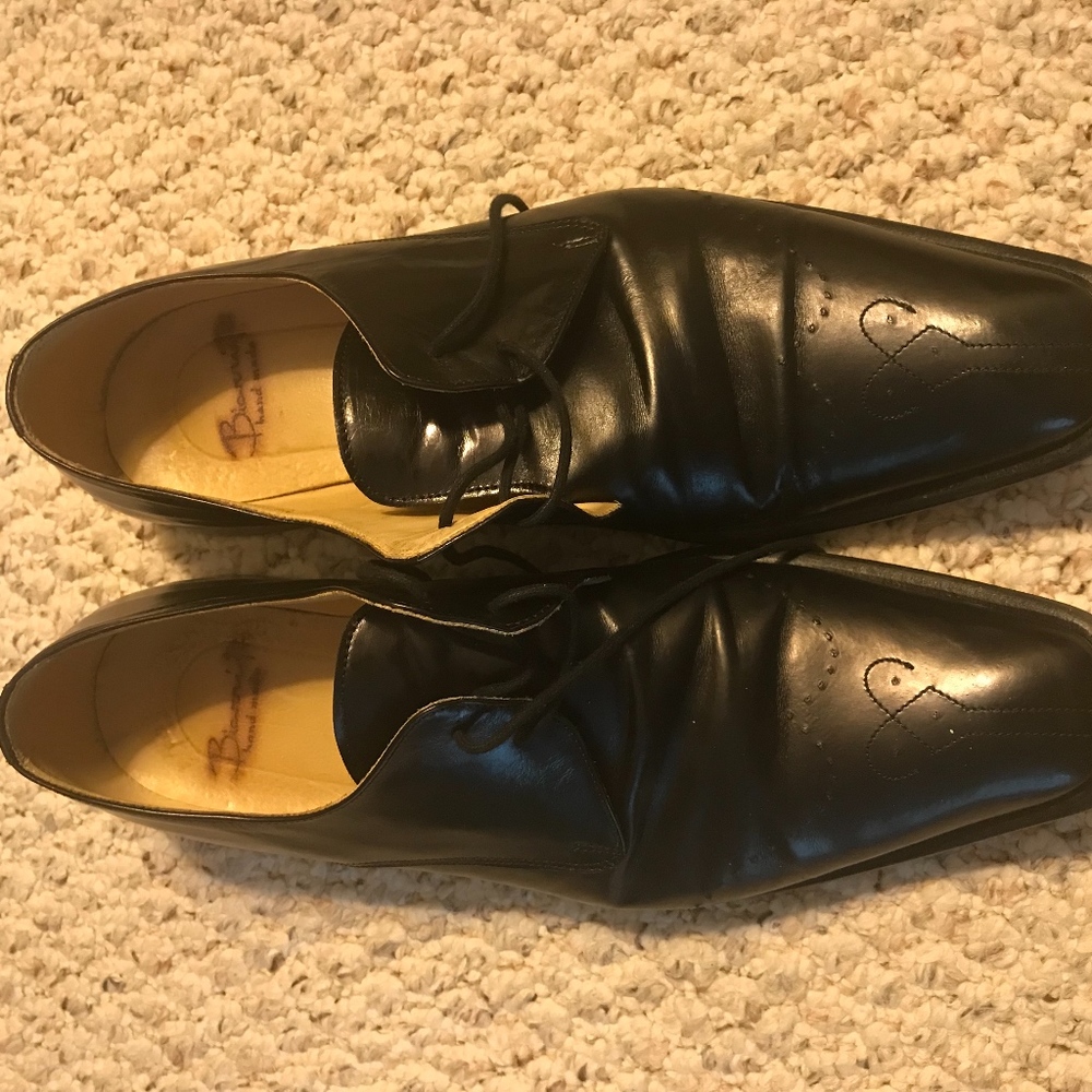European Styled Black Dress Shoes